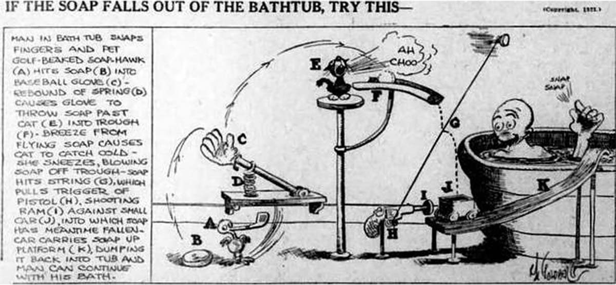 Rube Goldberg contraption