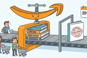 cartoon of new book refjection by amazon