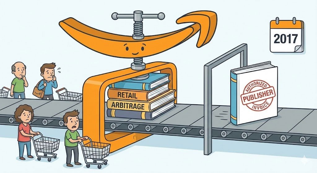 cartoon of new book refjection by amazon